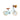 Vélo enfant Bebikeen 12 pouces bleu turquoise pour enfants de 2 à 4 ans, léger, élégant et sûr, avec panier en osier naturel, vue de profil droit.