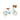 Vélo enfant BeBikeen 12 pouces bleu turquoise lumineux, 2 à 4 ans, profil droit avec roues stabilisatrices.