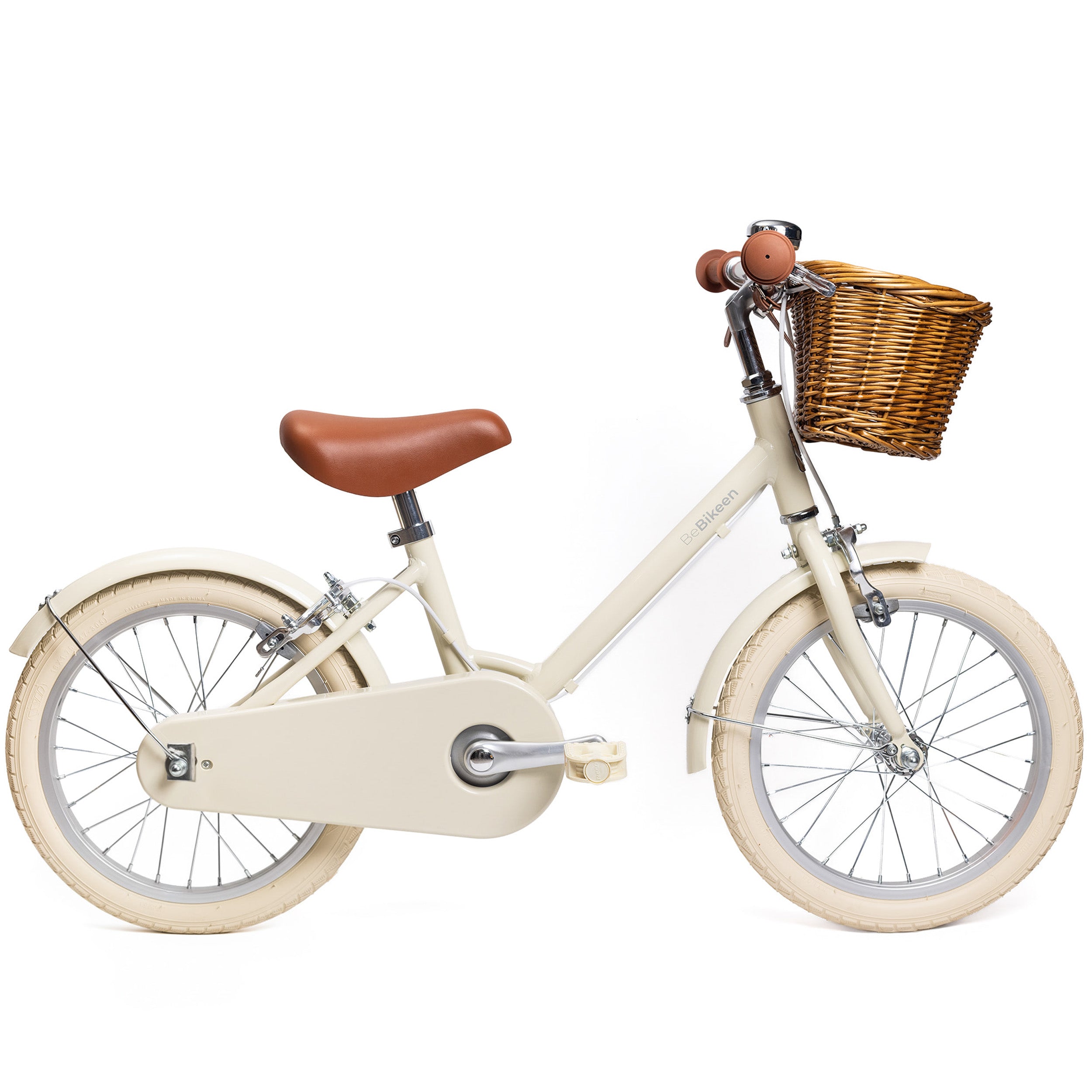 16 Zoll Creme Kinderfahrrad 4-6 Jahre | BeBikeen