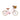 Vélo enfant BeBikeen 16 pouces rose pour enfants de 4 à 6 ans, léger, élégant et sûr avec panier en osier naturel, vue de profil droit.