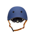 Casque vélo enfant BeBikeen XS bleu marine, 2 à 6 ans, vue arrière avec molette réglable.
