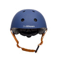 Casque vélo enfant BeBikeen XS bleu marine, vue de face, pour enfants de 2 à 6 ans.