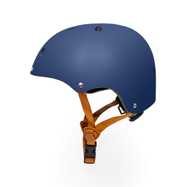 Casque vélo enfant BeBikeen XS bleu marine, vue de profil, conçu pour enfants de 2 à 6 ans