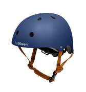 Casque vélo enfant BeBikeen bleu marine, taille XS, adapté aux enfants de 2 à 6 ans.