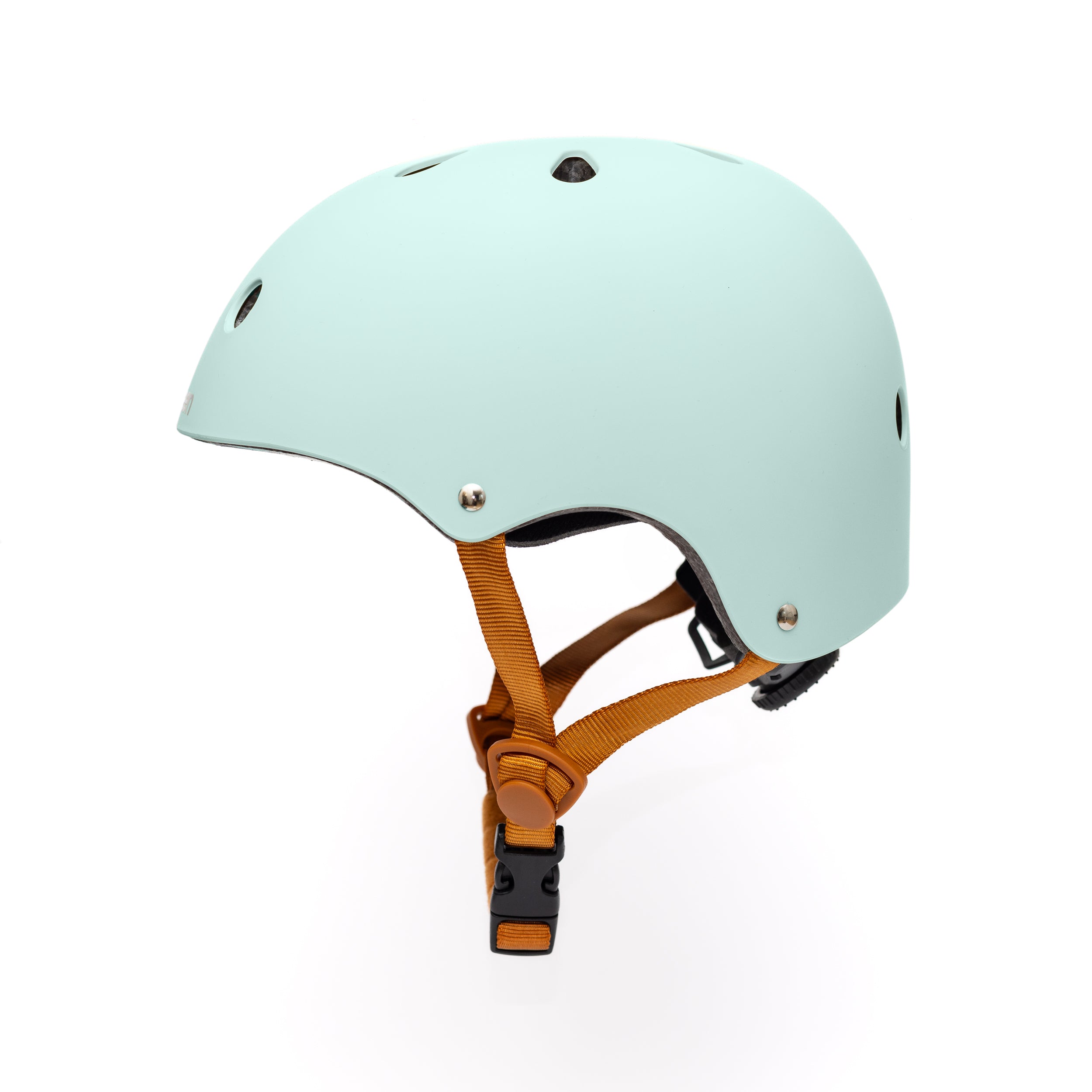 Matte turquoise blue children's bike helmet – Size XS