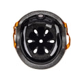 Casque vélo enfant BeBikeen XS crème, intérieur avec mousse de confort et molette de réglage.