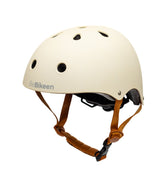 Casque vélo enfant BeBikeen crème, taille XS, adapté aux enfants de 2 à 6 ans.