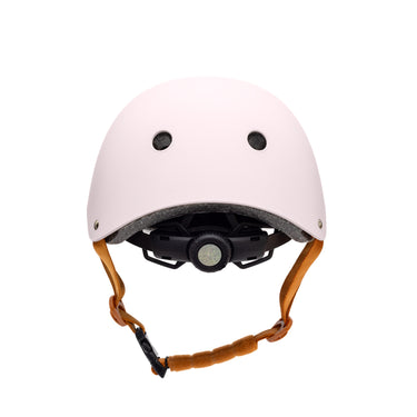 Casque vélo enfant BeBikeen XS rose, 2 à 6 ans, vue arrière avec molette réglable.