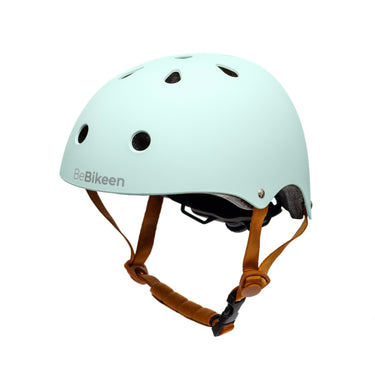 Children's bike helmet matte turquoise blue – Size XS