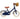 Vélo enfant Bebikeen 12 pouces bleu marine pour enfants de 2 à 4 ans, léger, élégant et sûr, avec panier en osier naturel, vue de profil droit.